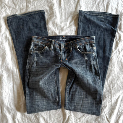 575 Low-Rise Dark Wash Bootcut Jeans - Size XXS