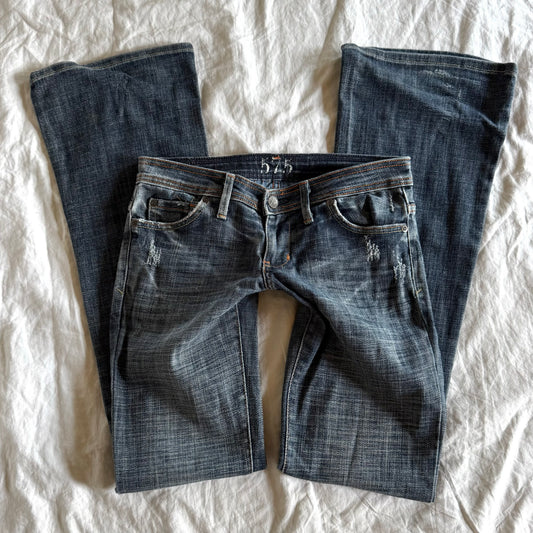 575 Low-Rise Dark Wash Bootcut Jeans - Size XXS
