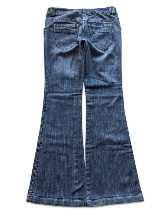 Camaieu Low-Rise Flared Jeans (S)