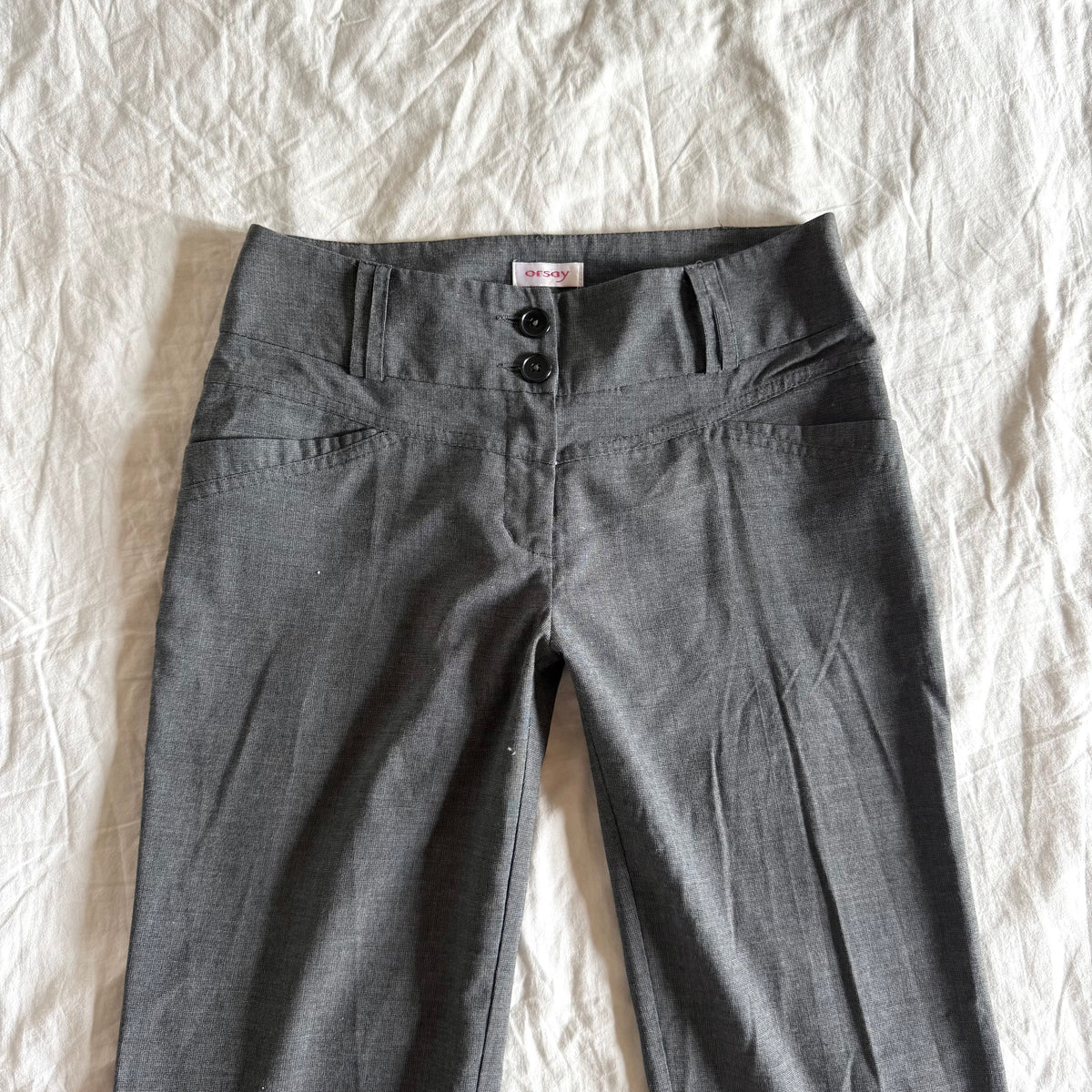 Orsay Low-Rise Office Siren Bootcut Trousers - Size M