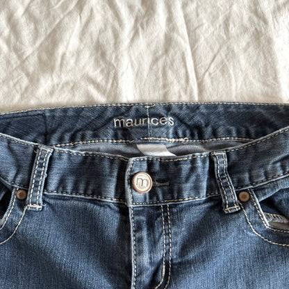 Maurices Low-Rise Medium Wash Bootcut Jeans - Size M