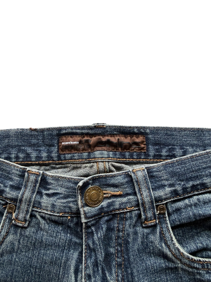 Shine Mid-Rise Baggy Jeans (L)