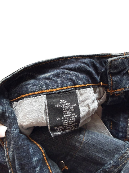 Vintage Low-Rise Straight Fit Jeans (XS)