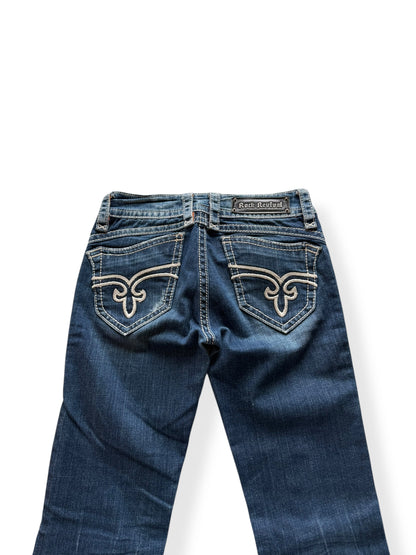 Rock Revival Low-Rise Bootcut Jeans (S)