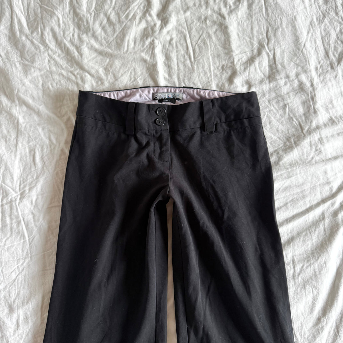 Starcity Low-Rise Office Siren Wide Leg Trousers - Size S