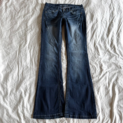Maurices Low-Rise Medium Wash Bootcut Jeans - Size S
