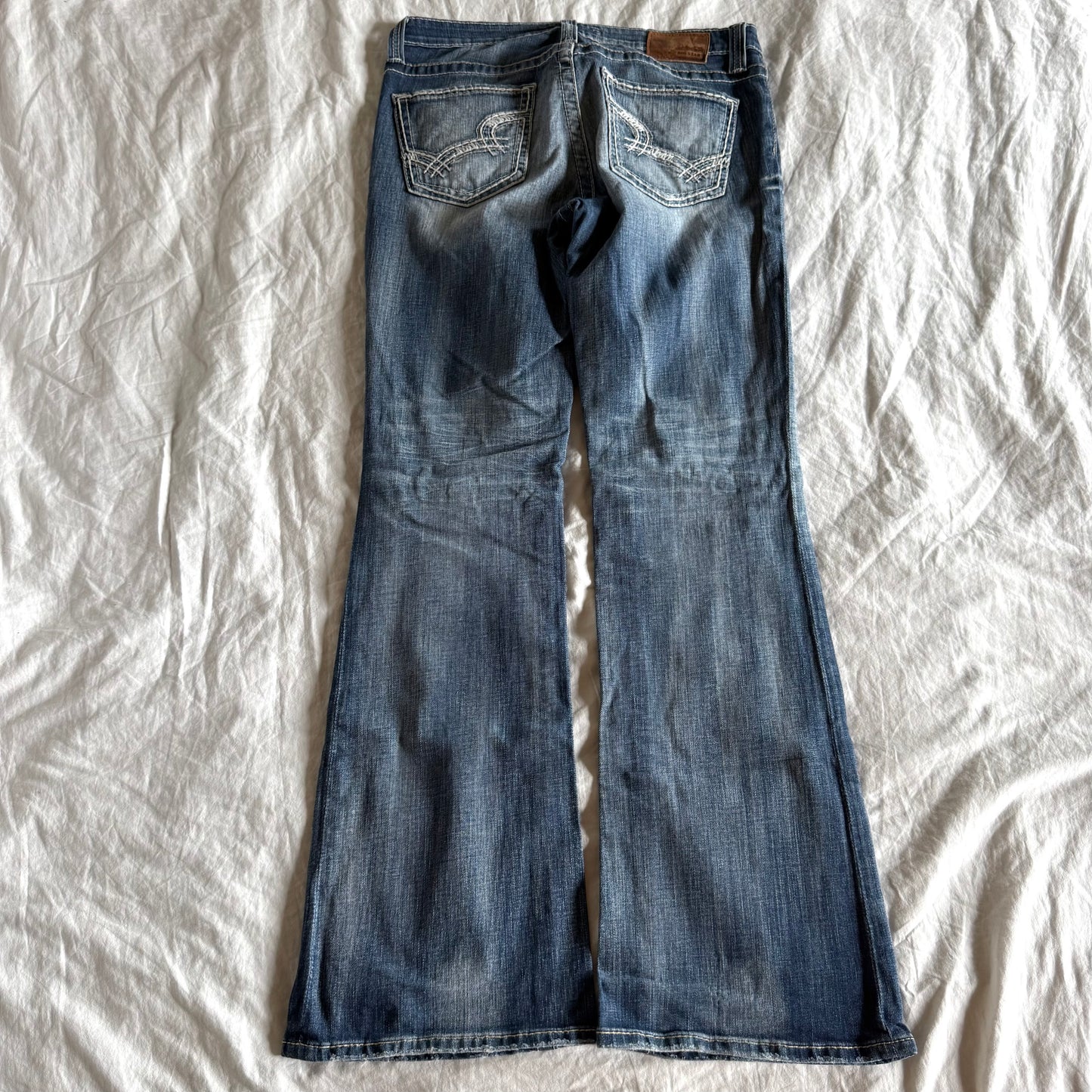 Big Star Low-Rise Medium Wash Bootcut Jeans - Size L