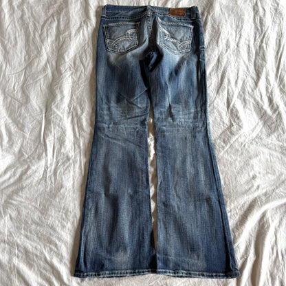 Big Star Low-Rise Medium Wash Bootcut Jeans - Size L
