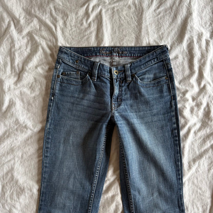 Esprit Low/Mid-Rise Medium Wash Straight Fit Jeans - Size S