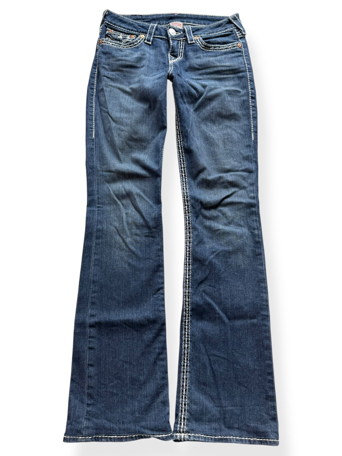 True Religion Low-Rise Bootcut Jeans (XS)