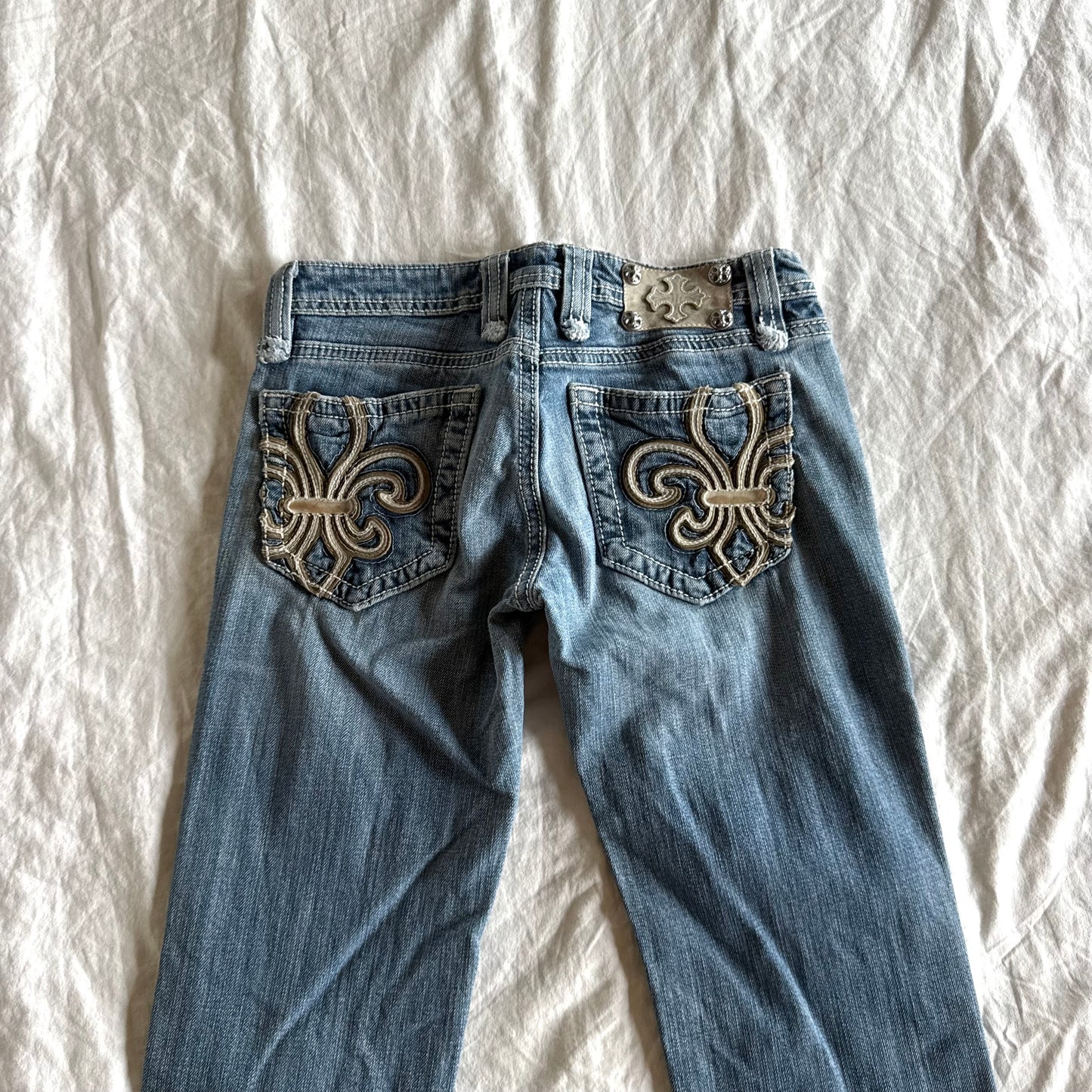Big Star Low-Rise Medium Wash Bootcut Jeans - Size L