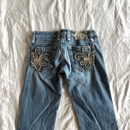Big Star Low-Rise Medium Wash Bootcut Jeans - Size L
