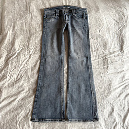 Xanaka Low-Rise Light Wash Bootcut Jeans - Size M