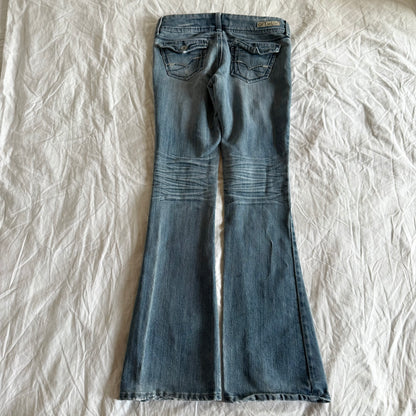 Refuge Low-Rise Light Wash Bootcut Jeans - Size XS