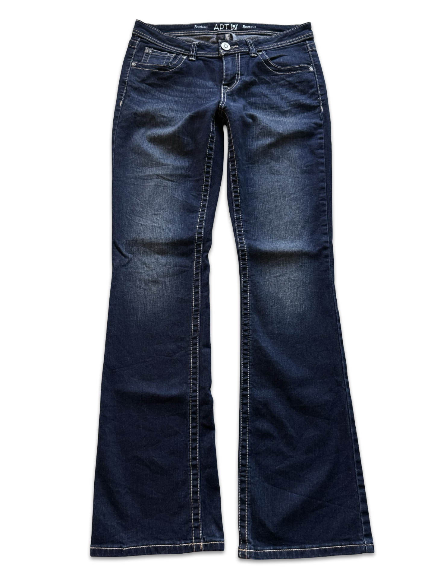 APT 9 Mid-Rise Bootcut Jeans (M)