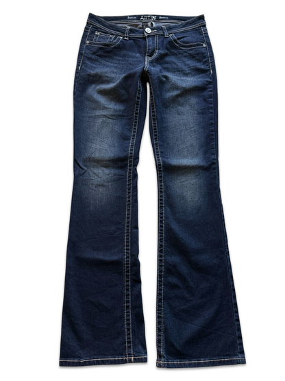 APT 9 Mid-Rise Bootcut Jeans (M)