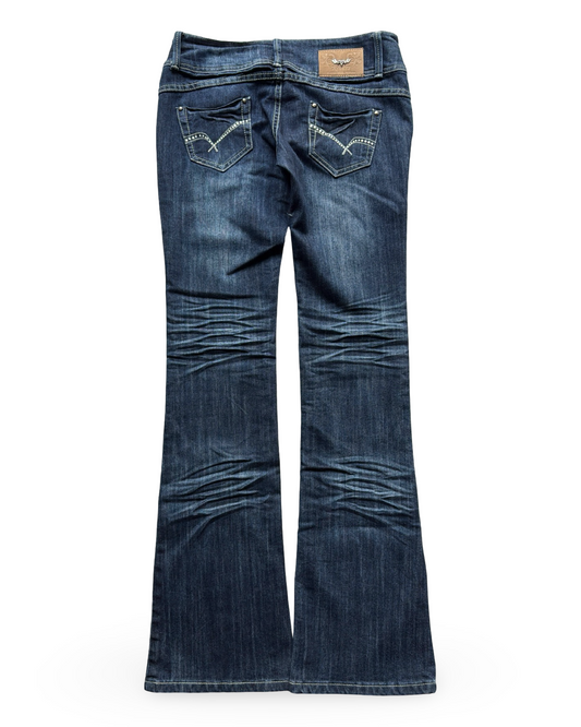 Revers Low-Rise Bootcut Jeans (M)
