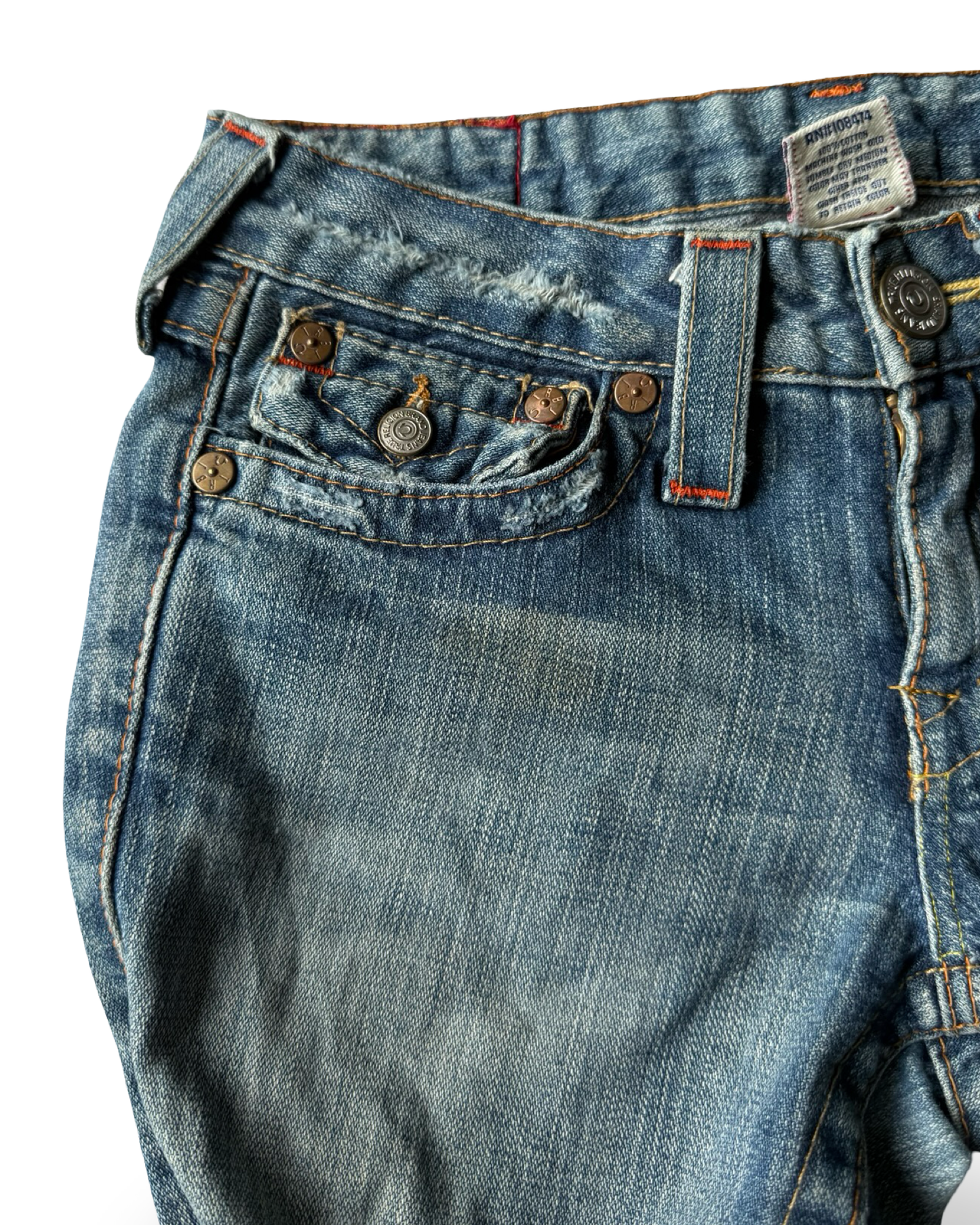 True Religion Low-Rise Bootcut Jeans (XXS)