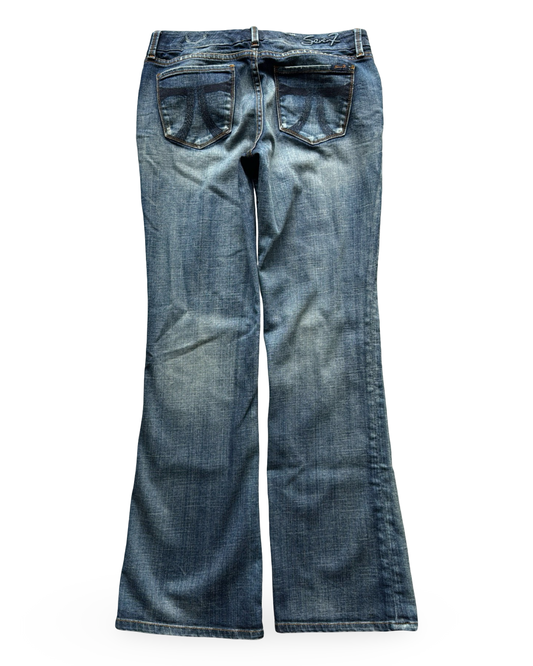 Seven7 Mid-Rise Bootcut Jeans (L)