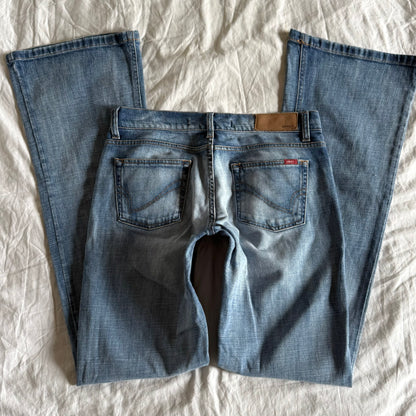 Only Low-Rise Light Wash Straight Fit Jeans - Size L