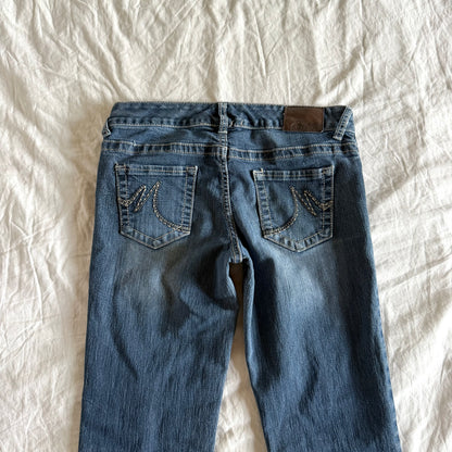Maurices Low-Rise Medium Wash Bootcut Jeans - Size M