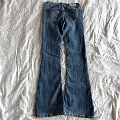 Ariya Low-Rise Light Wash Bootcut Jeans - Size S