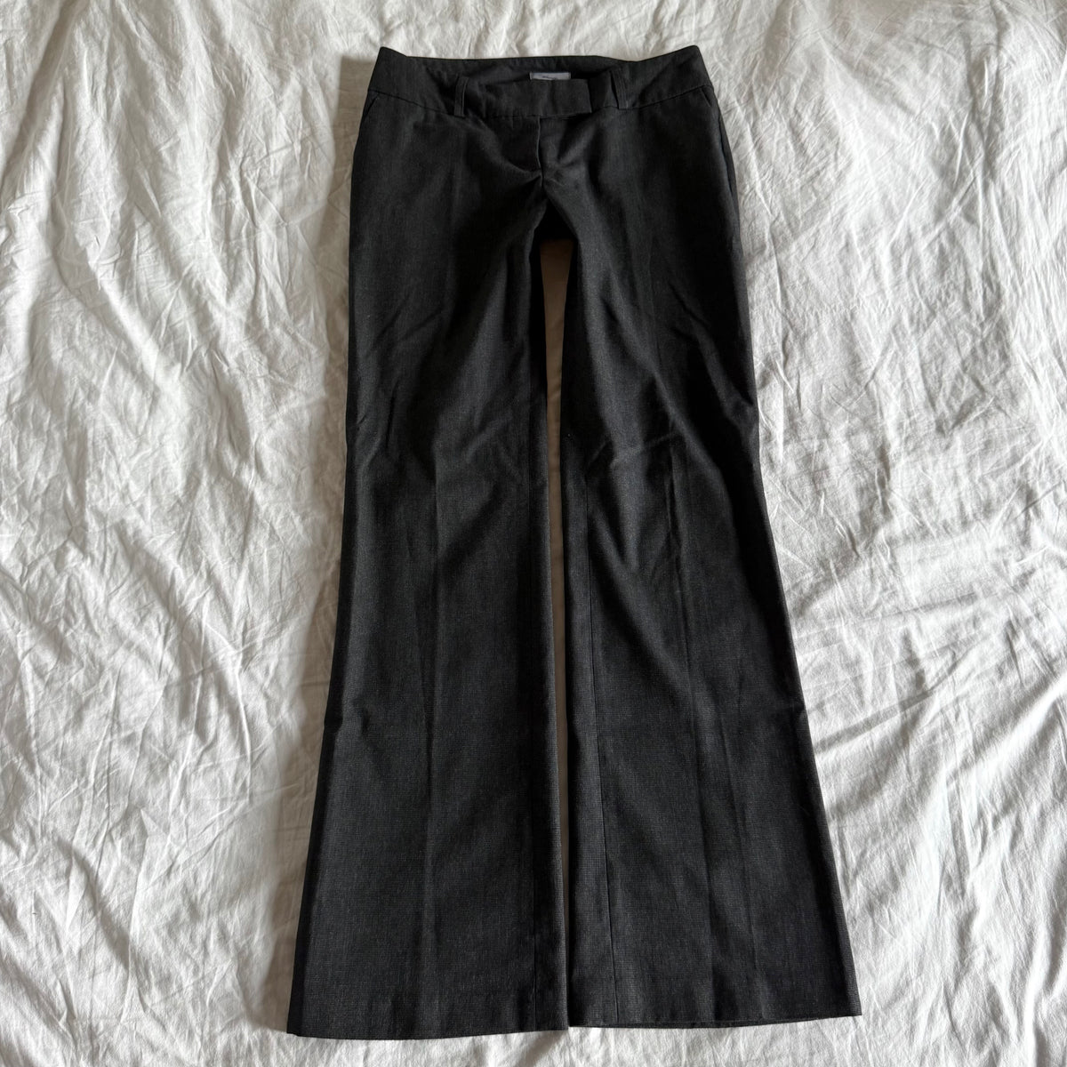 Montego Low-Rise Office Siren Straight Fit Trousers - Size S
