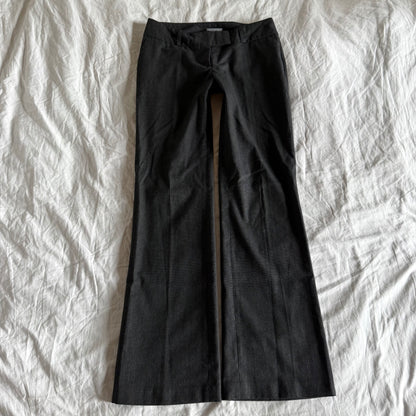 Montego Low-Rise Office Siren Straight Fit Trousers - Size S
