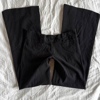 Starcity Low-Rise Office Siren Wide Leg Trousers - Size S
