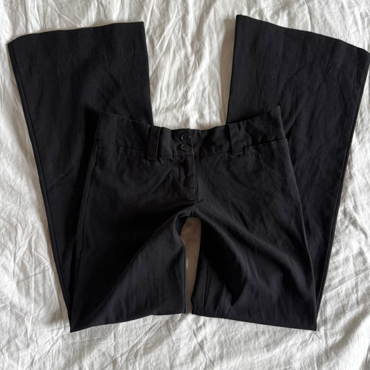 Starcity Low-Rise Office Siren Wide Leg Trousers - Size S