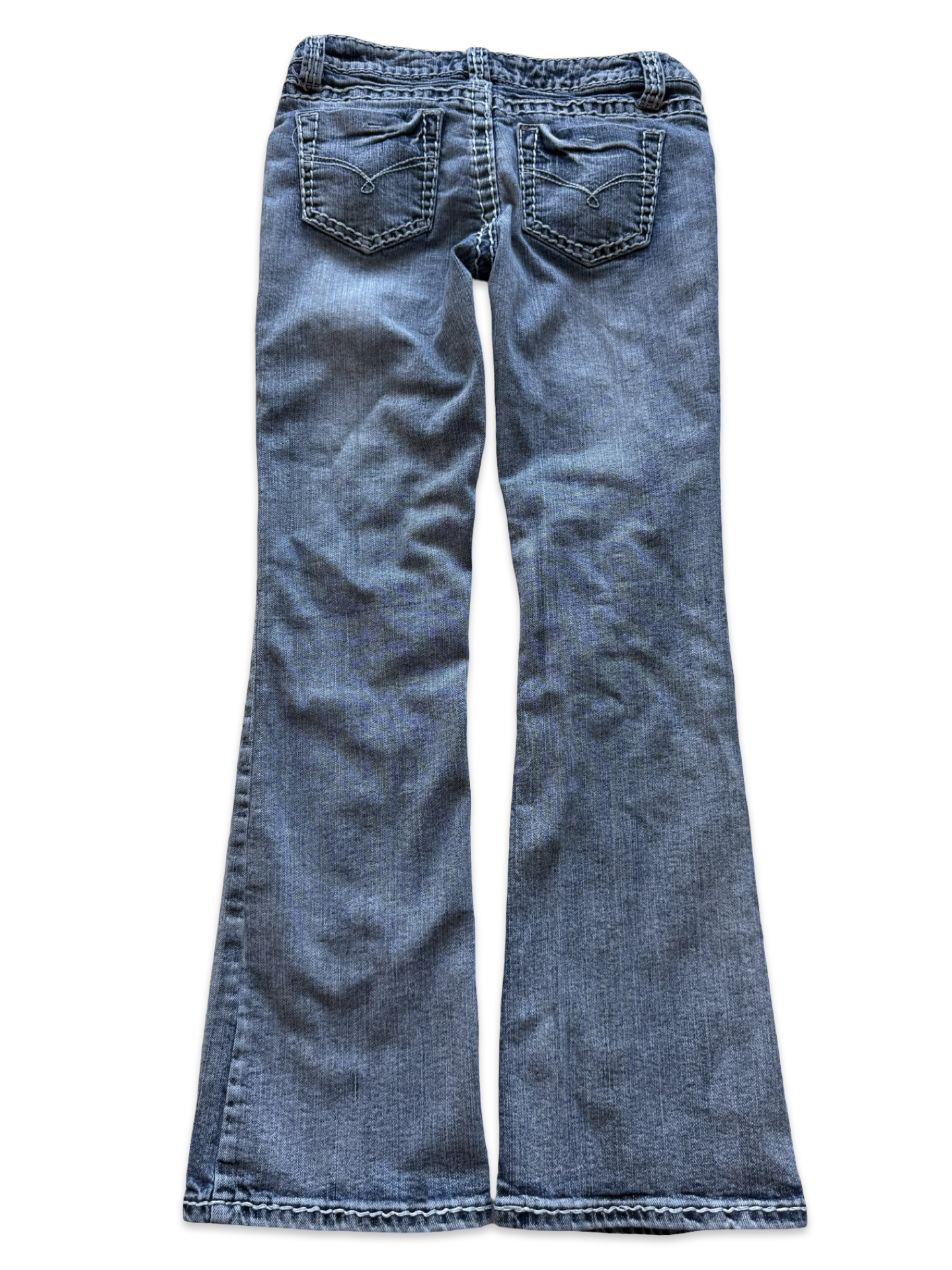 Blue Asphalt Low-Rise Bootcut Jeans (XXS)