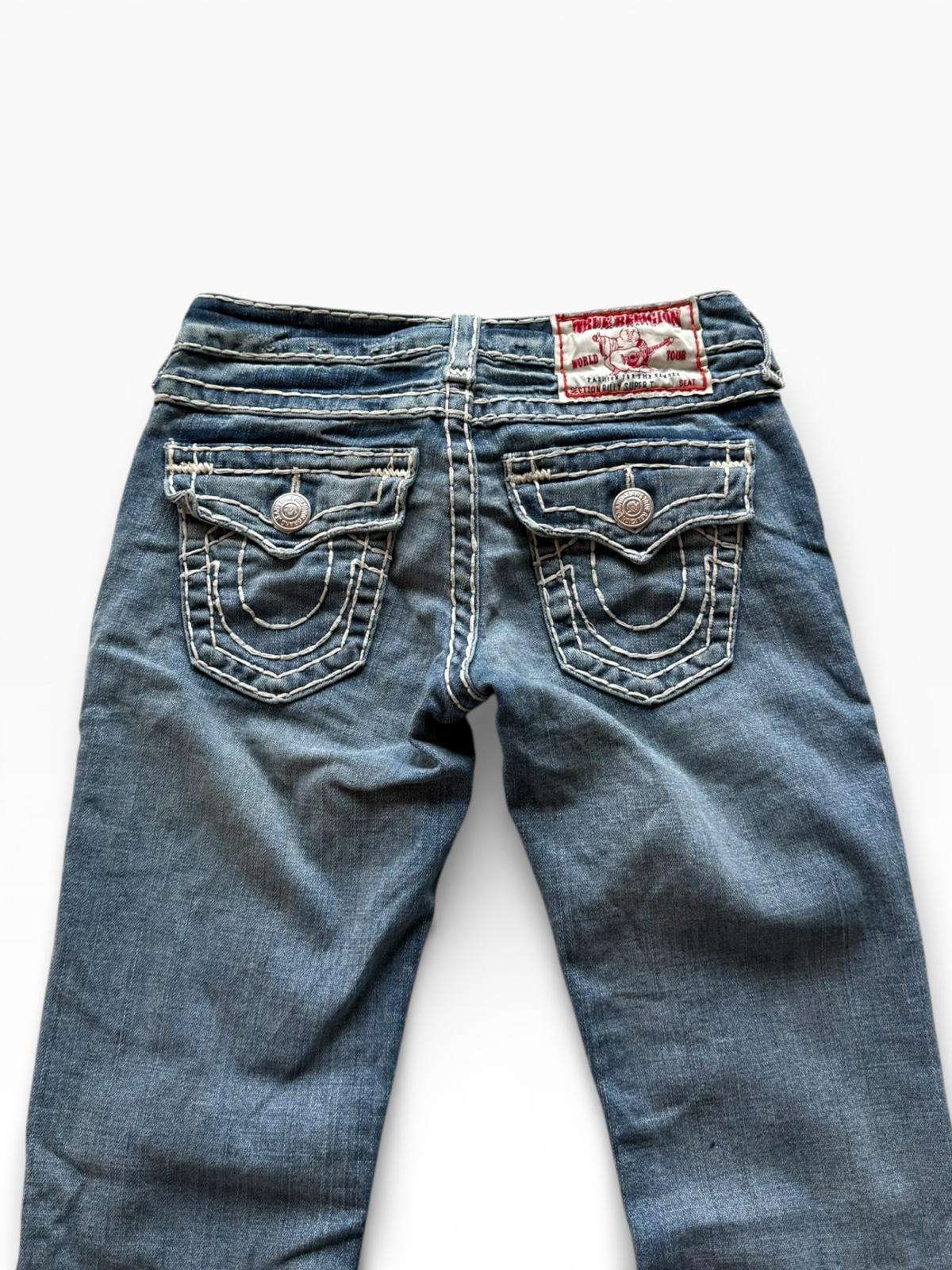 True Religion Low-Rise Straight Fit Jeans (XS)