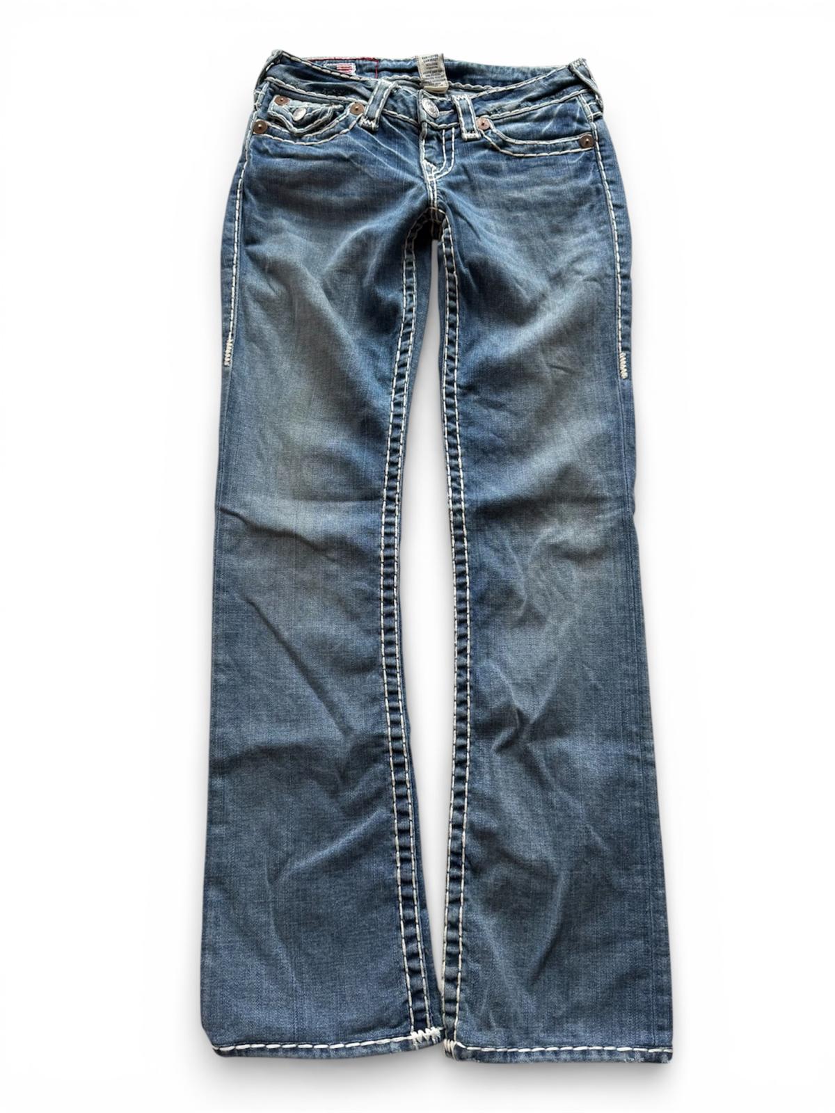 True Religion Low-Rise Straight Fit Jeans (XS)