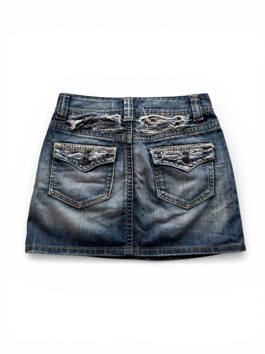 Miss Chic Denim Mini Skirt (XS)