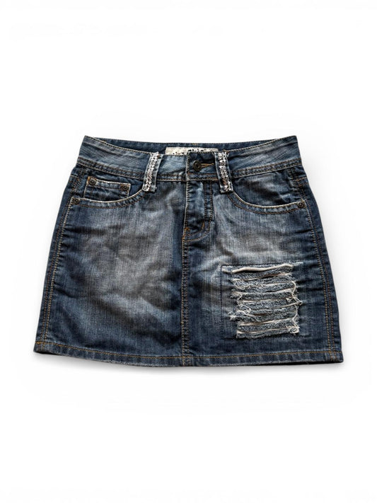 Miss Chic Denim Mini Skirt (XS)